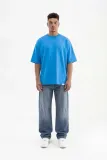 meski-t-shirt-oversize-basic-machinist-niebieski-l