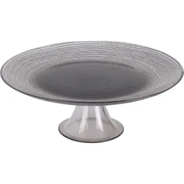 patera-szklana-12x28-cm-antracytowa-na-ciasto-tort-owoce-do-serwowania