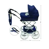 astrup-wozek-doll-pram-deluxe-blue-stan-nowy