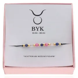 zlota-bransoletka-znak-zodiaku-byk-kamienie-naturalne-srebro-925