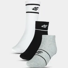 skarpety-uniseks-4f-sportowe-stopki-za-kostke-dlugie-multikolor-3-pak-32-34