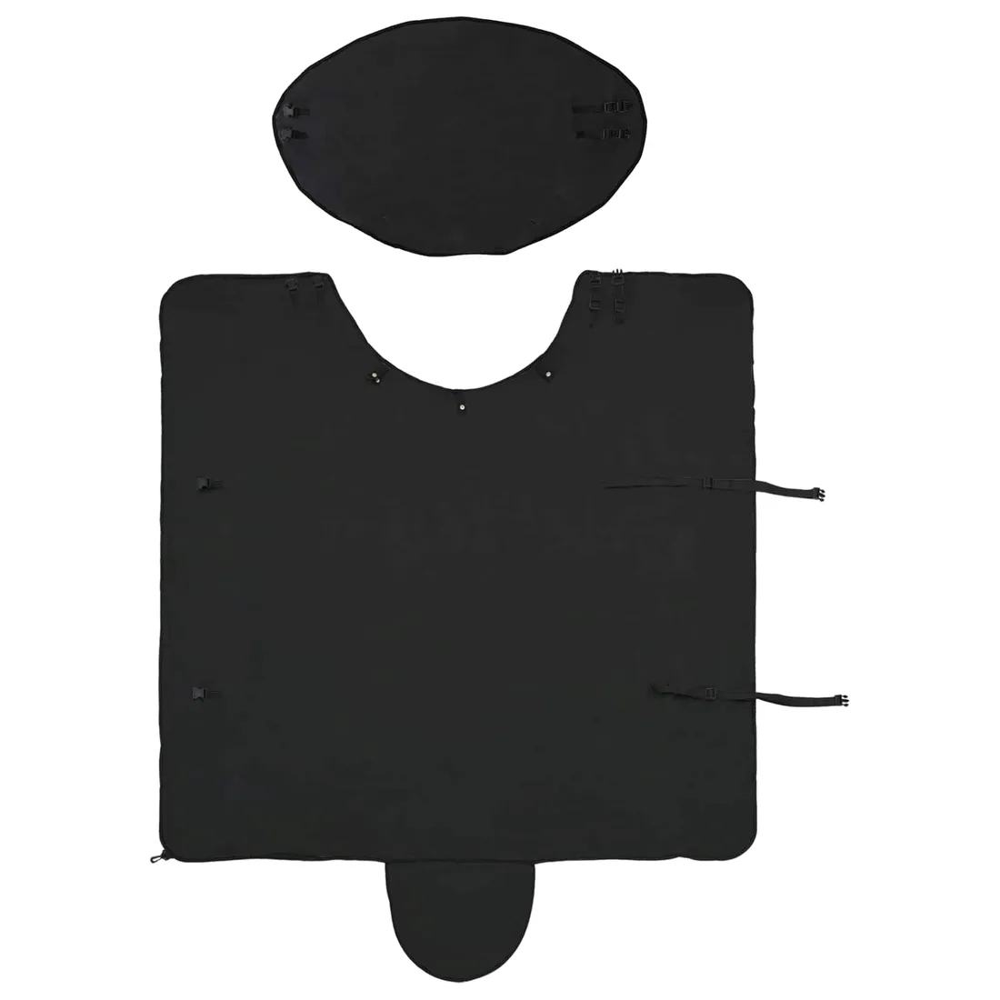 koc-dla-koni-czarny-85-cm-poliester-stan-nowy