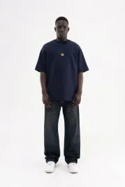 meski-t-shirt-oversize-z-nadrukiem-seal-double-face-machinist-granatowy