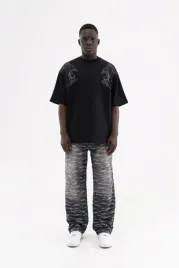 meski-t-shirt-oversize-z-haftem-etnicznym-double-face-machinist-czarny-m