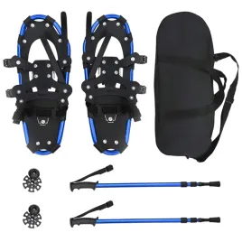 rakiety-sniezne-3-w-1-z-kijami-trekkingowymi-niebieski-i-czarny