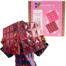klocki-magnetyczne-2-plytki-konstrukcyjne-connetix-base-plate-pink-and-berry