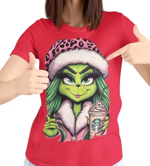 koszulka-damska-grinch-star-rozmiar-xl