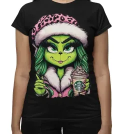koszulka-damska-grinch-star