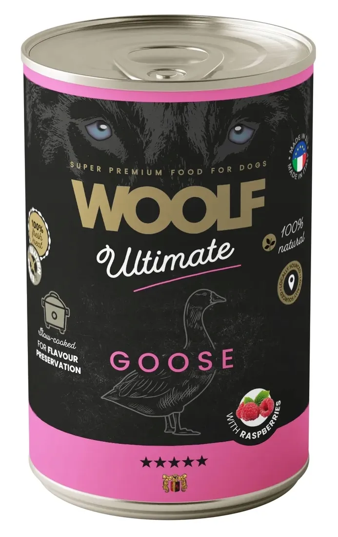 woolf-ultimate-dog-can-gooseandraspberry-400g