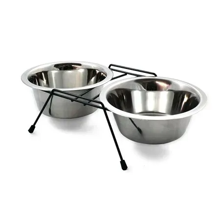 stojak-z-miskami-28l-stan-nowy