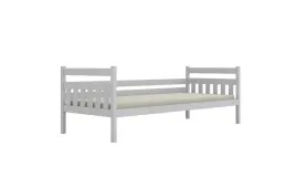lozko-160x80-bialy-materac-spanie