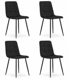 nowoczesnosc-czarny-krzeslo-czarny-aksamit-x-4-styl-i-funkcjonalnosc