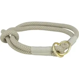 obroza-soft-rope-s-35cm-10mm-jasnoszara