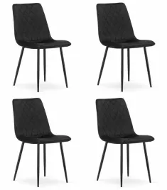 nowoczesnosc-czarny-krzeslo-czarny-aksamit-x-4-styl-i-funkcjonalnosc