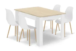 biala-skandynawska-zestaw-stol-np-120x80cm-dab-sonoma-bialy-4-krzesla