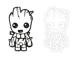 groot-naklejka-na-samochod-na-auto-kolor