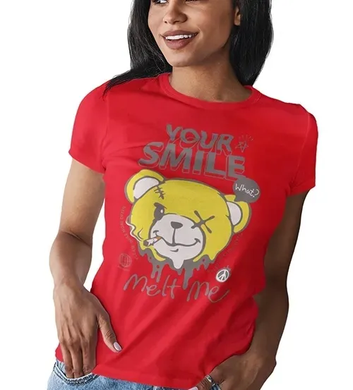 koszulka-damska-smile-bear-marka-inna