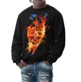bluza-chopper-m8-fire-skull-2-stan-nowy
