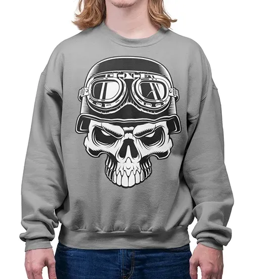 bluza-biker-skull-chopper-m8-stan-nowy