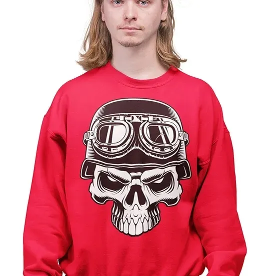 bluza-biker-skull-chopper-m8-stan-nowy