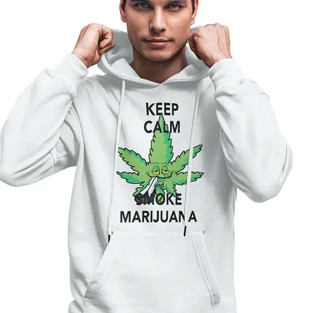 bluza-z-kapturem-reggae-keep-calm-marijuana
