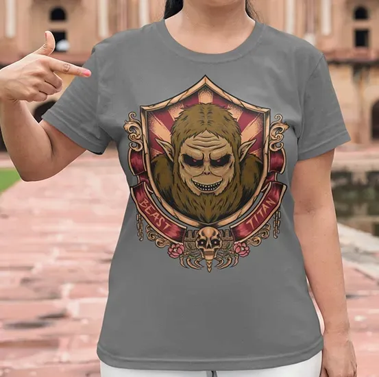 koszulka-damska-beast-badge