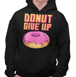 bluza-z-kapturem-retro-donut-give-up