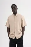 meska-koszula-oversize-basic-machinist-bezowy-l-stan-nowy