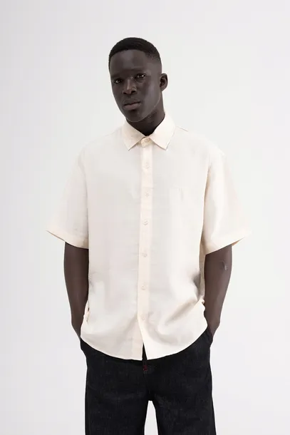 meska-koszula-oversize-basic-machinist-ecru-l-stan-nowy