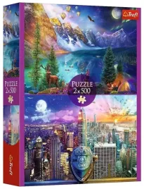 puzzle-2x500-wycieczka-po-ameryce-trefl
