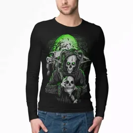 longsleeve-horror-rock-skull-green