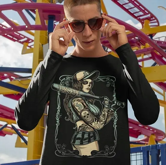 longsleeve-horror-rock-baseball-girl