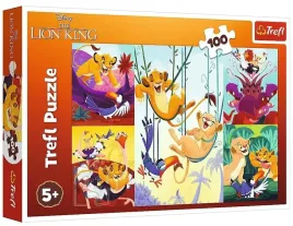 puzzle-100-dzielny-krol-lew-trefl