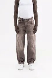 meskie-spodnie-jeans-baggy-z-efektem-sprania-machinist-brazowy-m