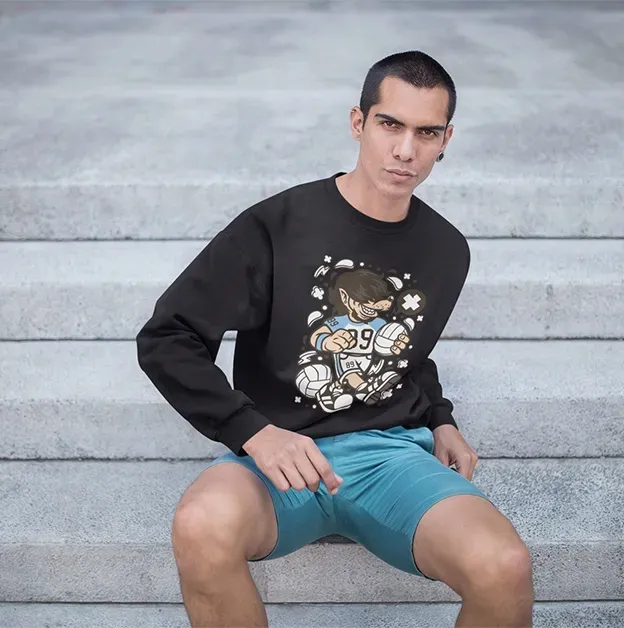 bluza-animowane-wolf-volley-ball-player-stan-nowy