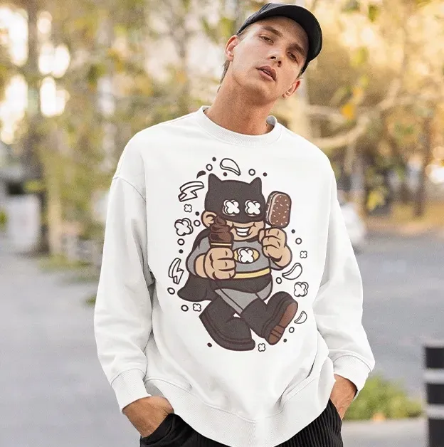bluza-animowane-superhero-bat-kid-stan-nowy