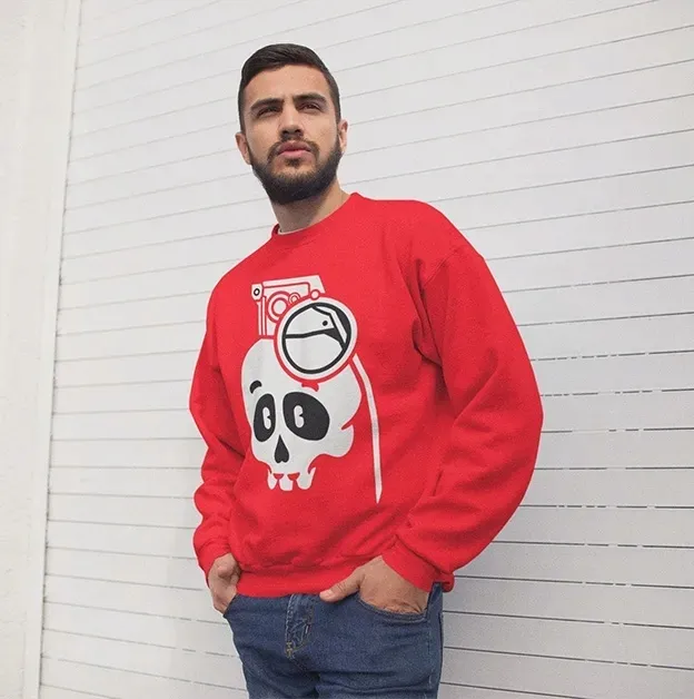 bluza-animowane-skull-grenade-stan-nowy