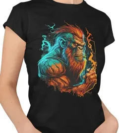 damska-koszulka-bad-zwierzeta-monkey-5