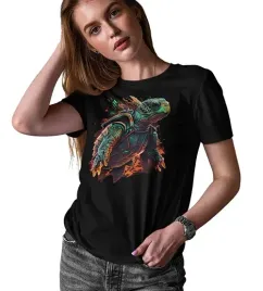 damska-koszulka-bad-zwierzeta-turtle