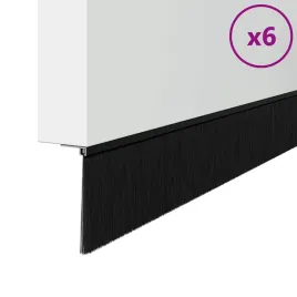 uszczelki-z-szczotka-do-drzwi-na-zatrzask-6-szt-czarny-100-cm