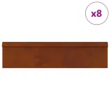 ploty-slimakowe-12-szt-rdzawy-wysokosc-produktu-25-cm