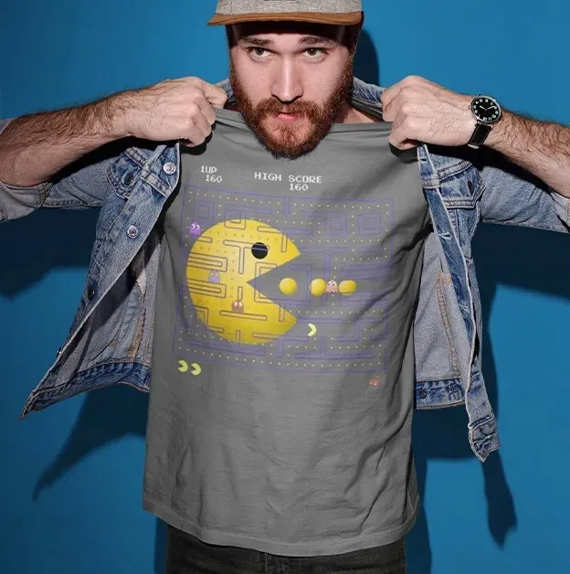 koszulka-gry-pacman2-stan-nowy