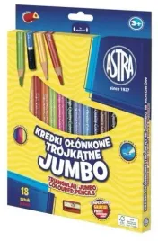 kredki-olowkowe-trojkatne-jumbo-astra-18-kolorow