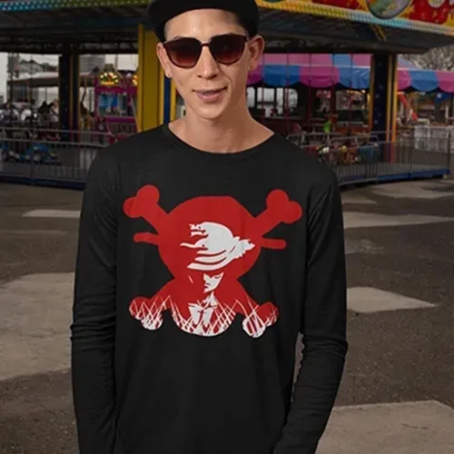longsleeve-luffy-logo-red