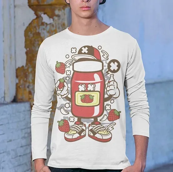 animowane-longsleeve-strawberry-jam