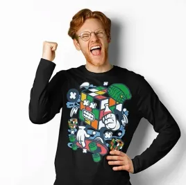 animowane-longsleeve-rubix-cube-skater