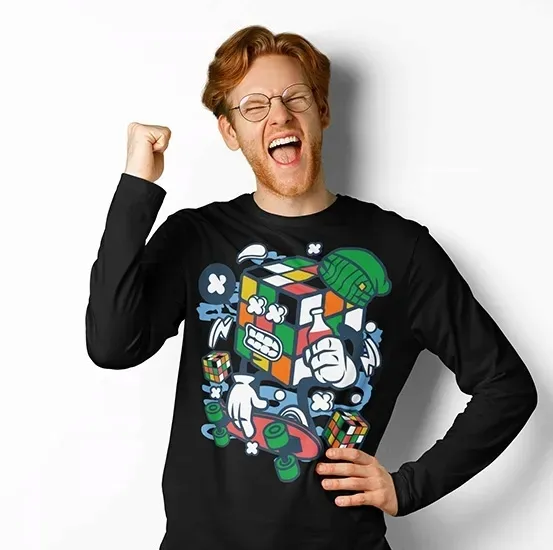 animowane-longsleeve-rubix-cube-skater