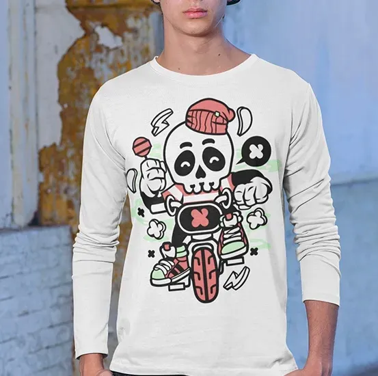 animowane-longsleeve-skull-bike