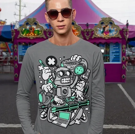 animowane-longsleeve-dj-robot-stan-nowy