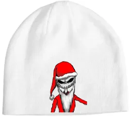 czapka-beanie-ciepla-zimowa-nadruk-zly-mikolaj-boze-narodzenie-prezent